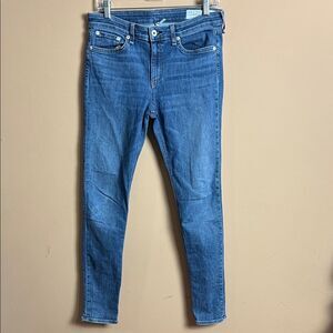 Rag & Bone Women’s Size 29 Cate Mid-Rise Skinny Baxhill Fade Denim Jeans